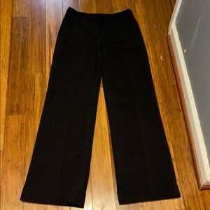 WHBM Women’s Pants Size 4 Black Wide Leg Pants Minimalist Interview Outfit Women